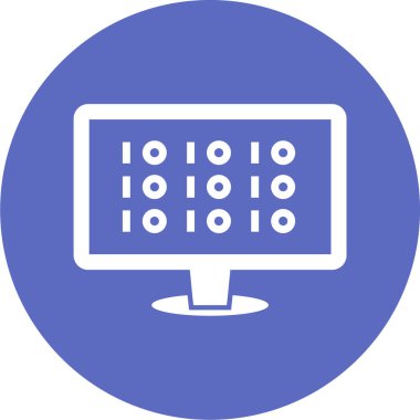 vektör lcd simgesi illüstrasyonu