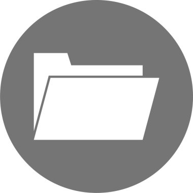 Dosya. Web simgesi basit illüstrasyon