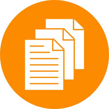 Dosya biçim simgesinin vektör illüstrasyonu