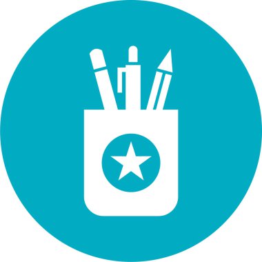 Modern eğitim ikonunun vektör illüstrasyonu