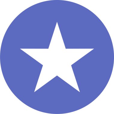 yıldız simgesi, vektör çizimi