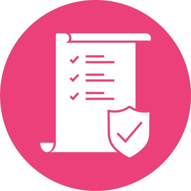 Belge simgesinin vektör illüstrasyonu