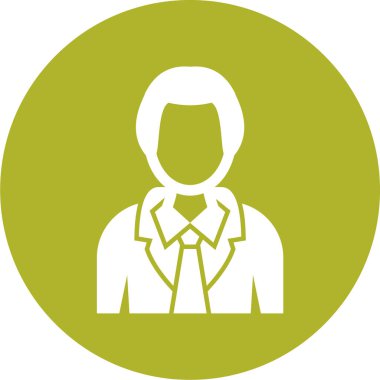 iş adamı simgesi vektör illüstrasyonu