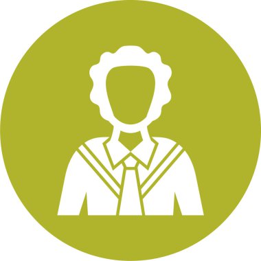 İş adamı simgesinin vektör illüstrasyonu