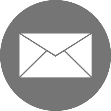 posta simgesi modayla izole edilmiş arkaplan