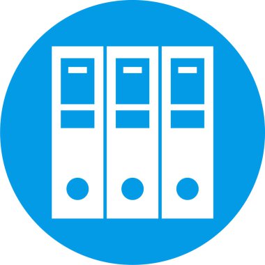 Arşiv simgesi, vektör illüstrasyonu