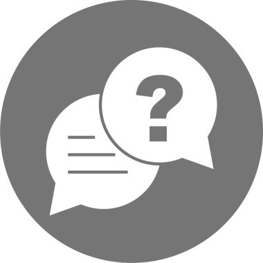 Soru işareti. Web simgesi