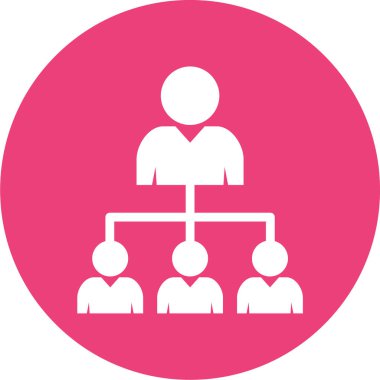 İş insanları simgesinin vektör illüstrasyonu