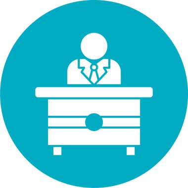 İş ve finans simgesinin vektör illüstrasyonu