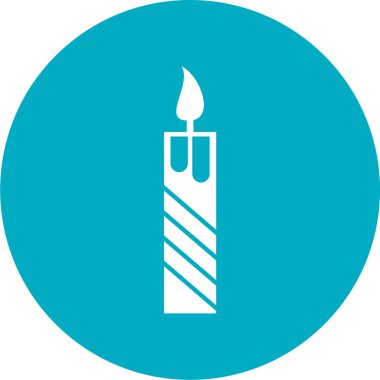 Mum simgesi vektör illüstrasyonu