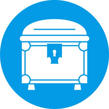 kutu, illüstrasyon, mavi arkaplan üzerindeki vektör