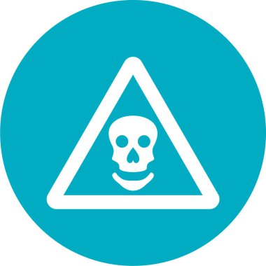 Tehlike simgesinin vektör illüstrasyonu