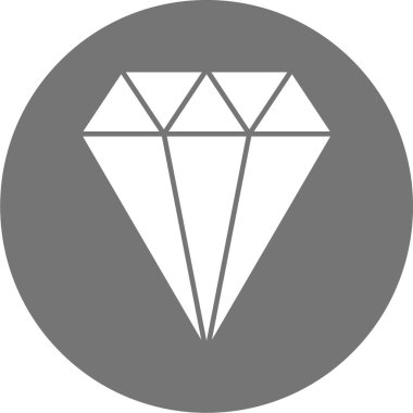 Elmas simgesi vektör illüstrasyonu