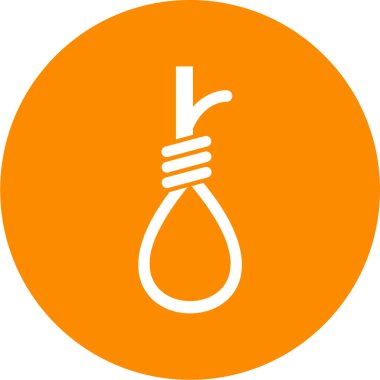 halatın vektör illüstrasyonu modern simge
