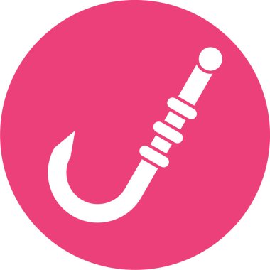 Tek çapa simgesinin vektör illüstrasyonu 