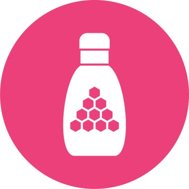 bal şişesi simgesinin vektör illüstrasyonu