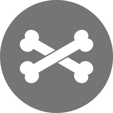 Kemikler simge vektör çizim