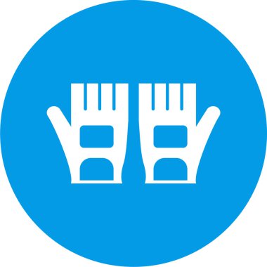 Eldiven. Web simgesi basit illüstrasyon