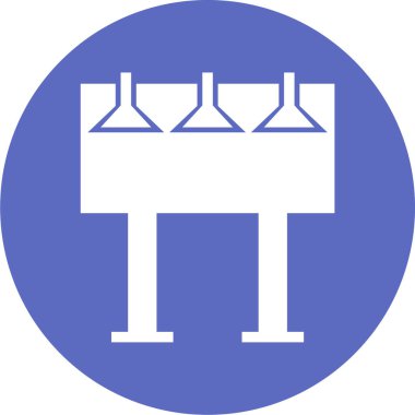 Modern sancak simgesinin vektör illüstrasyonu