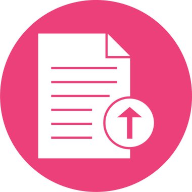 dosya belgesi simgesi, vektör illüstrasyonu