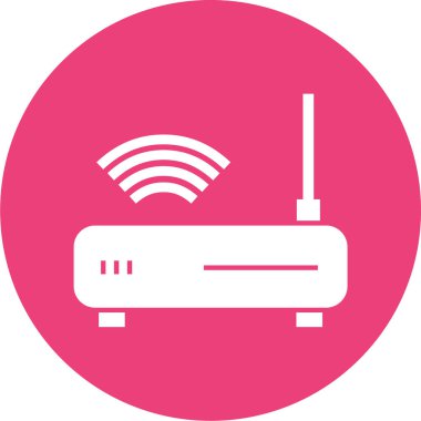 router simgesi vektör illüstrasyonu