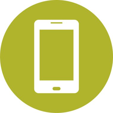 cep telefonu simgesi. vektör illüstrasyonu