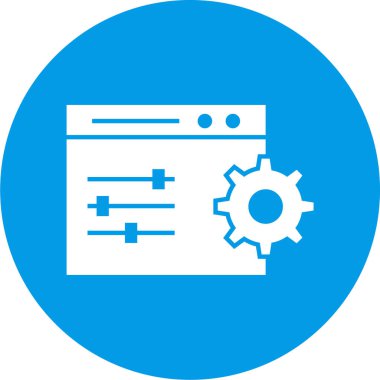 seo modern simgesinin vektör illüstrasyonu