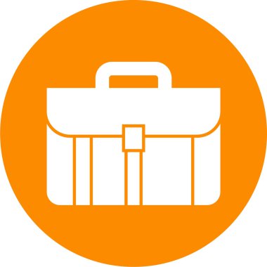 evrak çantası simgesi, vektör illüstrasyonu