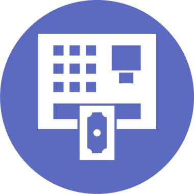 iş ve finans simgesi, vektör illüstrasyonu