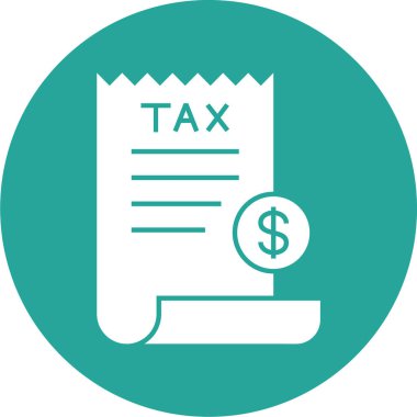 Bir belge simgesinin vektör illüstrasyonu