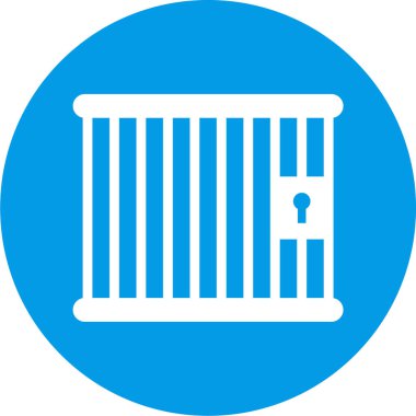 Modern b 'nin vektör illüstrasyonu kapı simgesinden yoksun