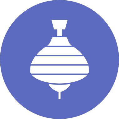 Tek simgenin vektör illüstrasyonu