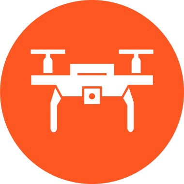 İHA simgesi, web tasarımı için vektör illüstrasyonu