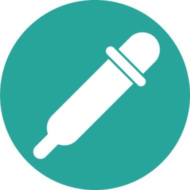 Modern b 'nin vektör illüstrasyonu şırınga ikonundan yoksun