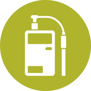 Bir araba simgesinin vektör illüstrasyonu