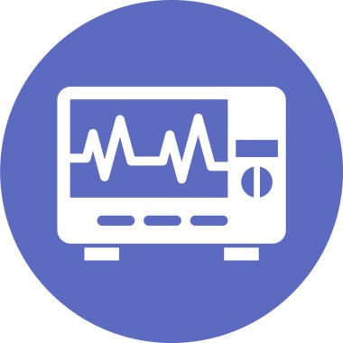 Modern sağlık simgesinin vektör illüstrasyonu