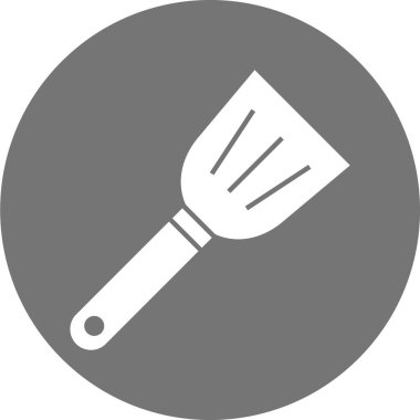 Modern fırça simgesinin vektör illüstrasyonu