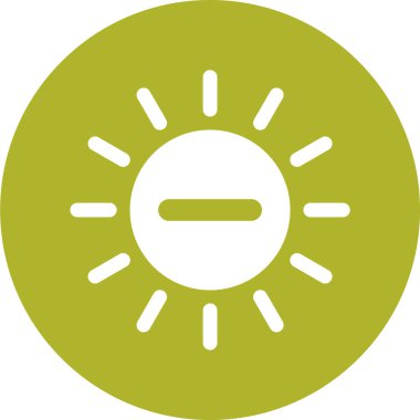 Güneş Simgesi Vektör illüstrasyonu