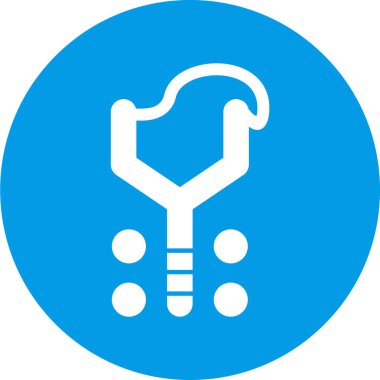 Modern b 'nin vektör illüstrasyonu eksik simgesi