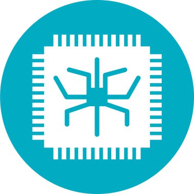 devre kartı simgesi, vektör illüstrasyonu