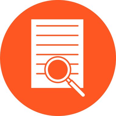 belge simgesi vektör illüstrasyonu