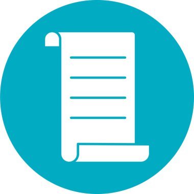 belge simgesi, vektör çizimi