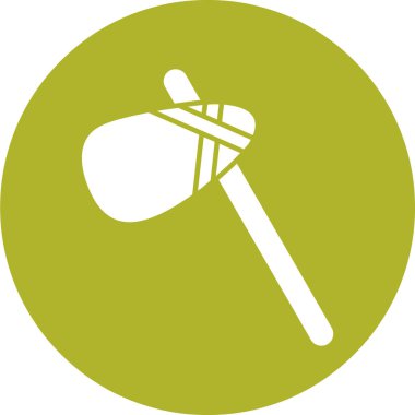 Tek simgenin vektör illüstrasyonu