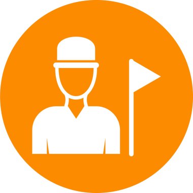 İnsan simgesinin vektör illüstrasyonu