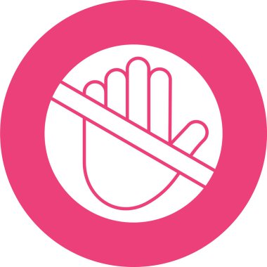 Hiçbir insan simgesinin vektör illüstrasyonu