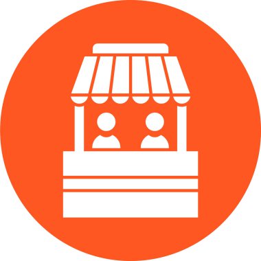 dükkan simgesi vektör illüstrasyonu