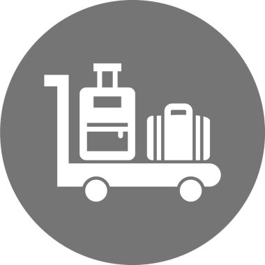 Seyahat simgesinin vektör illüstrasyonu