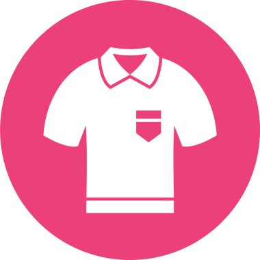 Tişört ikonu. vektör illüstrasyonu