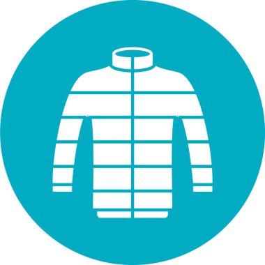 Ceket ikonu. vektör illüstrasyonu