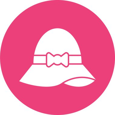 Şapka simgesi vektör illüstrasyonu